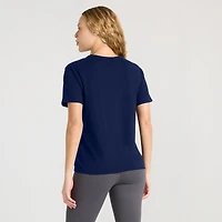 Women's Fanatics Navy Dallas Cowboys Line Em Up T-Shirt