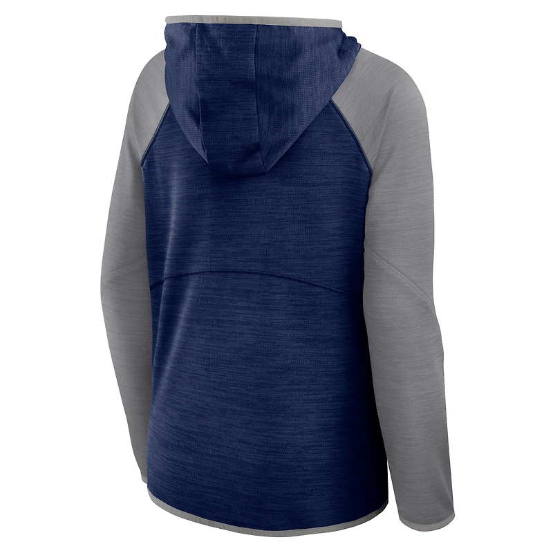 Women's Fanatics Navy Dallas Cowboys Plus End Around Pass Full-Zip Hoodie