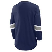 Women's Fanatics  Navy Dallas Cowboys Redzone 3/4-Sleeve T-Shirt