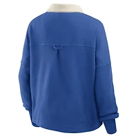 Women's Fanatics Royal Dallas Cowboys Oversized Hometown Premium Thermal Long Sleeve Shirt