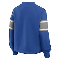 Pull surdimensionné à col montant Fanatics Royal Dallas Cowboys pour femme