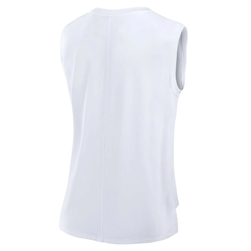 Débardeur de sport blanc Dallas Cowboys Studio Fanatics pour femmes