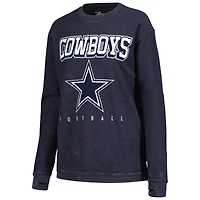 Sweat-shirt à cordon confortable G-III 4Her par Carl Banks pour femmes, bleu marine, Dallas Cowboys