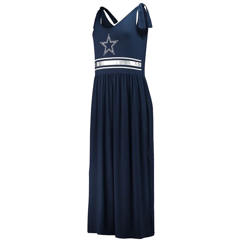 Robe longue pour femme G-III 4Her by Carl Banks Dallas Cowboys Game Over bleu marine