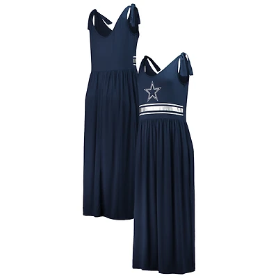 Robe longue pour femme G-III 4Her by Carl Banks Dallas Cowboys Game Over bleu marine