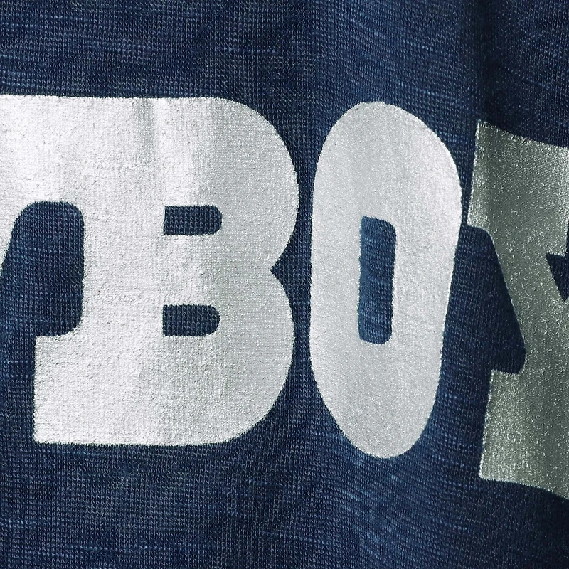 Débardeur pour femme G-III 4Her by Carl Banks Navy Dallas Cowboys Tater Burnout