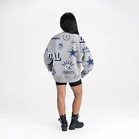Women's Gameday Couture Heather Gray Dallas Cowboys Always On Repeat Fleece Sweatshirt