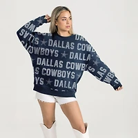 V103046 COW NFL Femmes Hype Era Strass Text Crew SWTLADCRW 250820216