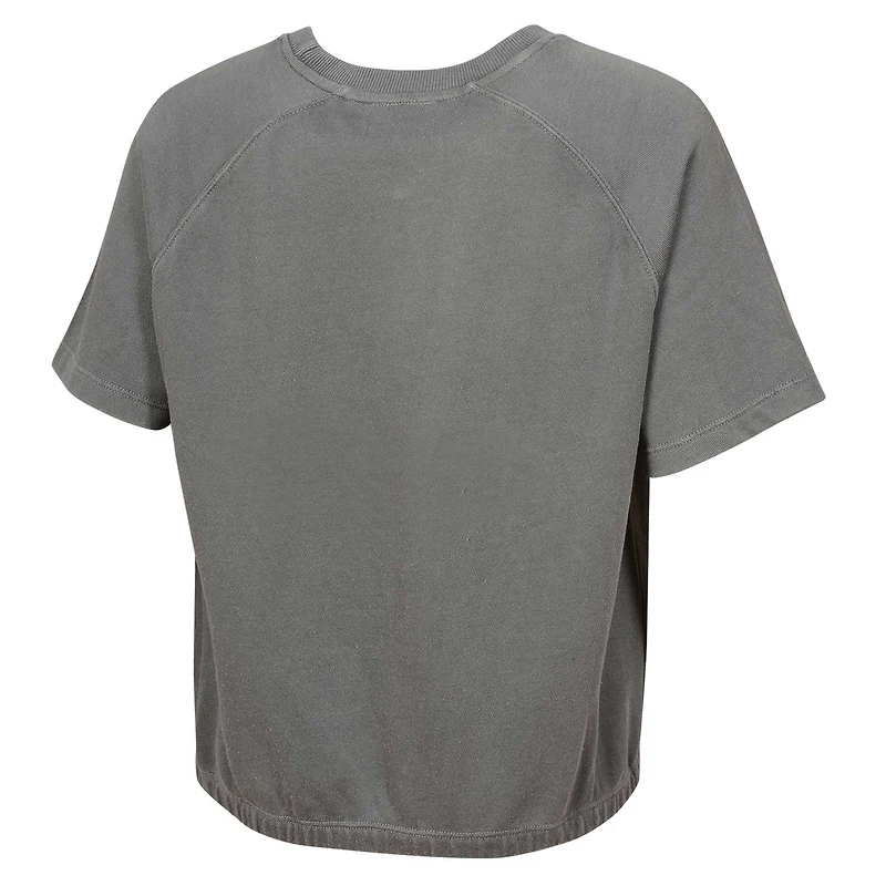 Women's  Gray Dallas Cowboys Mineral Wash Short Sleeve Top