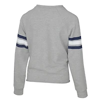 Women's Lauren James Gray Dallas Cowboys Raglan Terry Sweatshirt