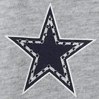 Women's Lauren James Heathered Gray Dallas Cowboys Tiered Dress