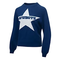 DCM COW NAVY WHITE 23 PULL FEMME WORDMARK STAR STRLAD