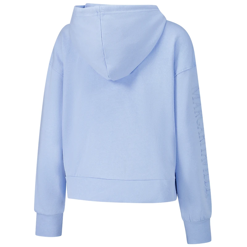 Sweat à capuche uni bleu clair Dallas Cowboys Island Dream pour femme Margaritaville
