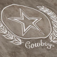 Women's Mitchell & Ness  Cream Dallas Cowboys Full-Snap Varsity Jacket