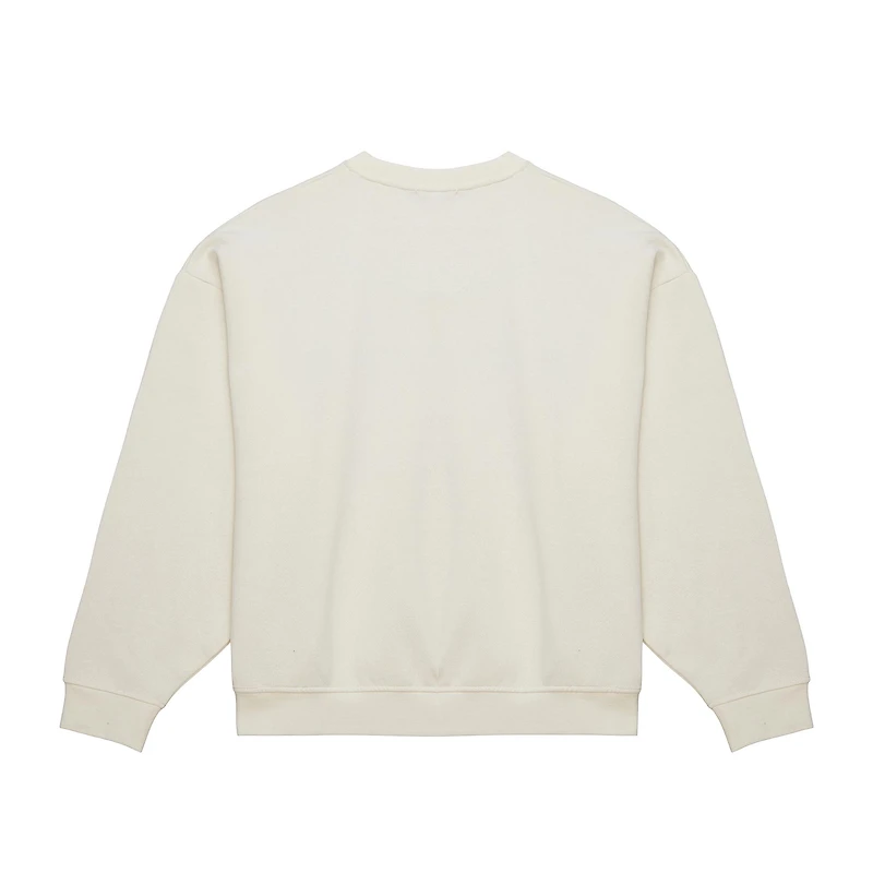 Sweat-shirt Mitchell & Ness crème Dallas Cowboys grande taille pour femme avec étoile filante