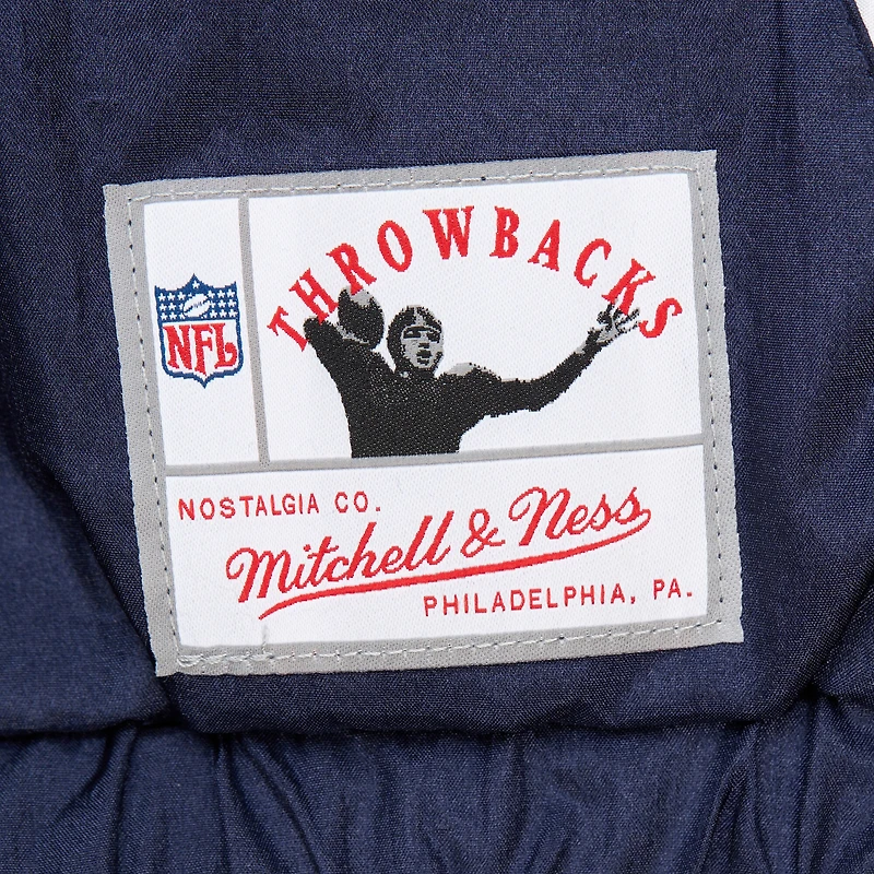Women's Mitchell & Ness Navy Dallas Cowboys Nylon Full-Zip Jacket