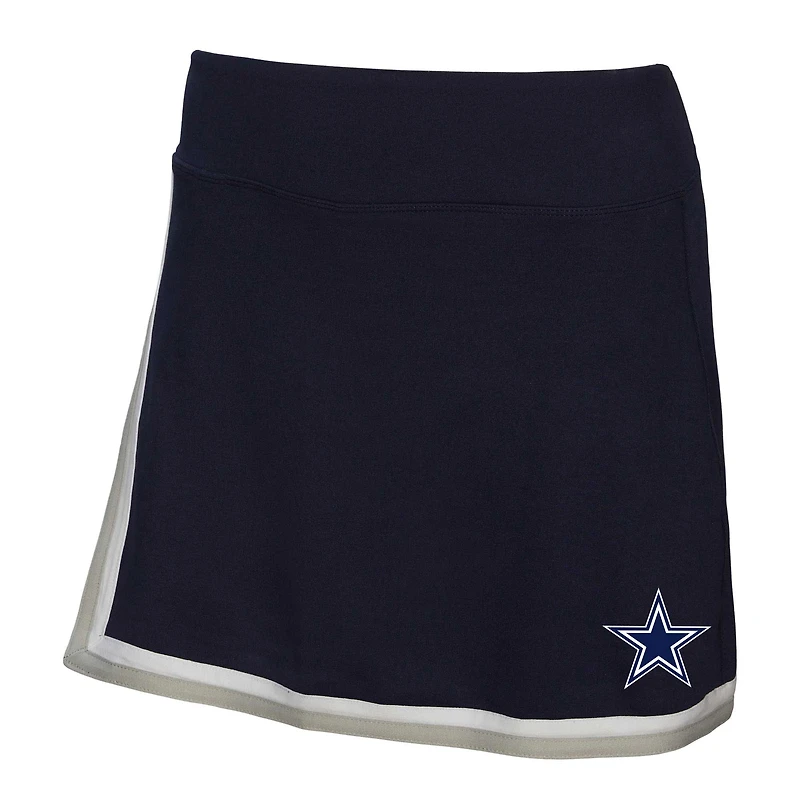 Jupe-short Mitchell & Ness bleu marine Dallas Cowboys pour femme