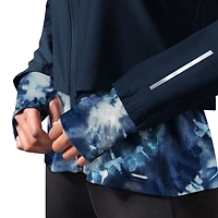 Veste de course à glissière pleine longueur Grace Raglan des Dallas Cowboys MSX by Michael Strahan pour femme, bleu marine