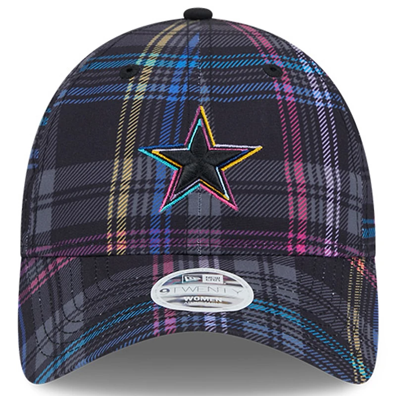 Women's New Era Black Dallas Cowboys 2024 NFL Crucial Catch 9TWENTY Adjustable Hat