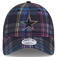 Women's New Era Black Dallas Cowboys 2024 NFL Crucial Catch 9TWENTY Adjustable Hat