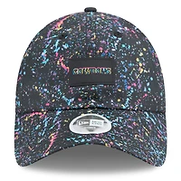 Women's New Era  Black Dallas Cowboys 2025 NFL Crucial Catch Pony Tail Adjustable Hat