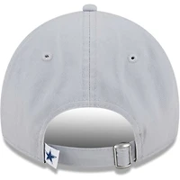 Women's New Era Gray Dallas Cowboys Main Core Classic 2.0 9TWENTY Adjustable Hat