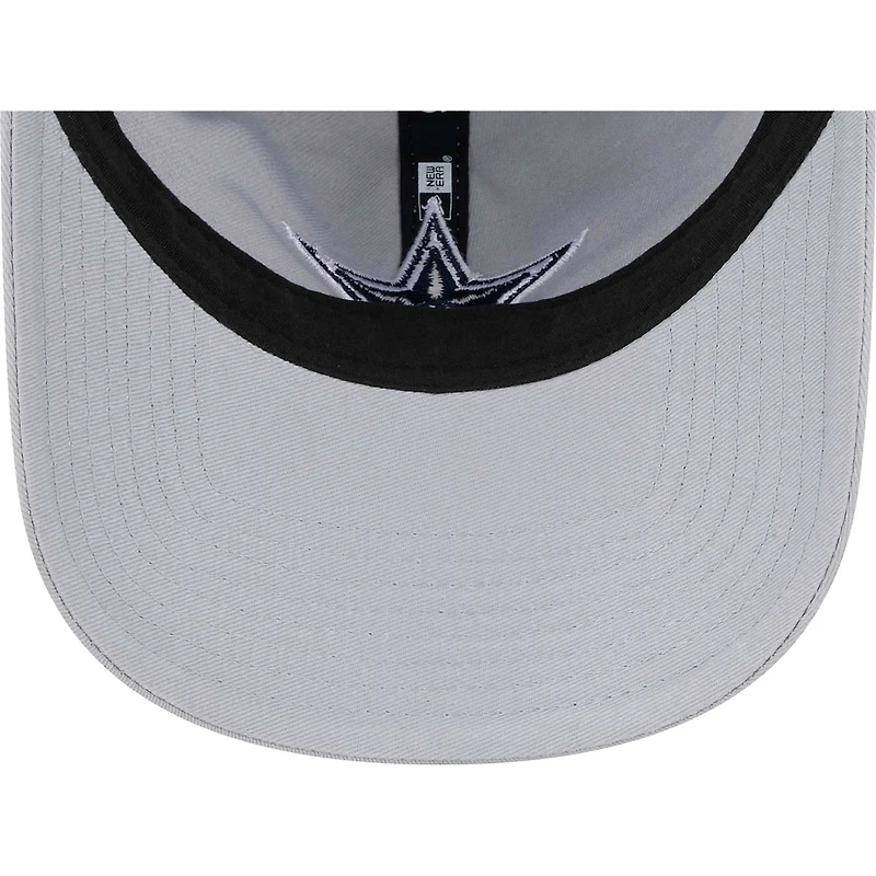 Women's New Era Gray Dallas Cowboys Main Core Classic 2.0 9TWENTY Adjustable Hat