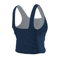 Débardeur court réversible Sport Classics bleu marine/gris pour femme des Cowboys de Dallas New Era