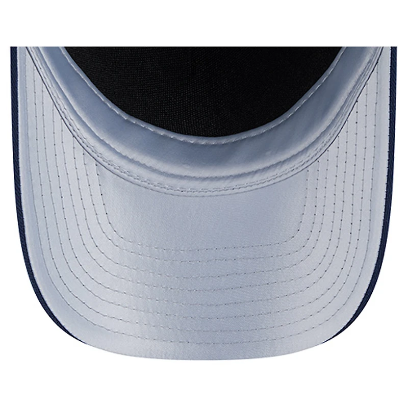 Women's New Era  Navy Dallas Cowboys Metallic A-Frame 9FORTY Adjustable Hat