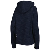Sweat à capuche et fermeture éclair intégrale Dallas Cowboys New Era bleu marine pour femme