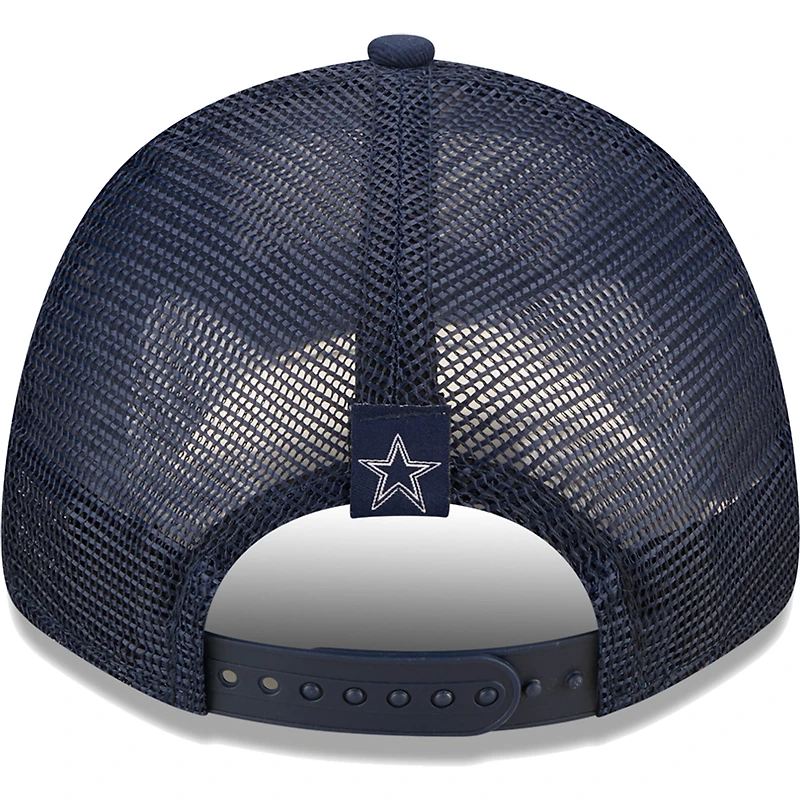 Women's New Era Navy Dallas Cowboys Team Trucker 9FORTY Snapback Hat