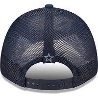 Women's New Era   Navy Dallas Cowboys Team Trucker 9FORTY Snapback Hat