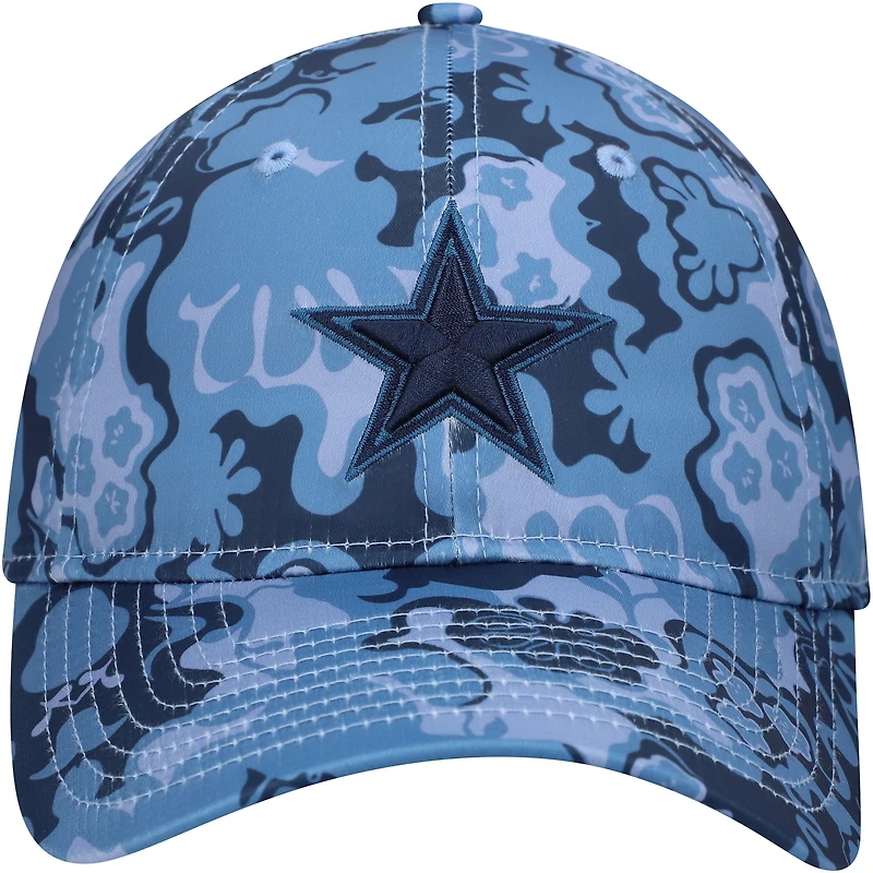 Women's New Era Navy Dallas Cowboys Trippy 9TWENTY Adjustable Hat