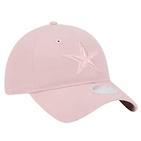 Women's New Era  Pink Dallas Cowboys Main 9TWENTY Adjustable Hat