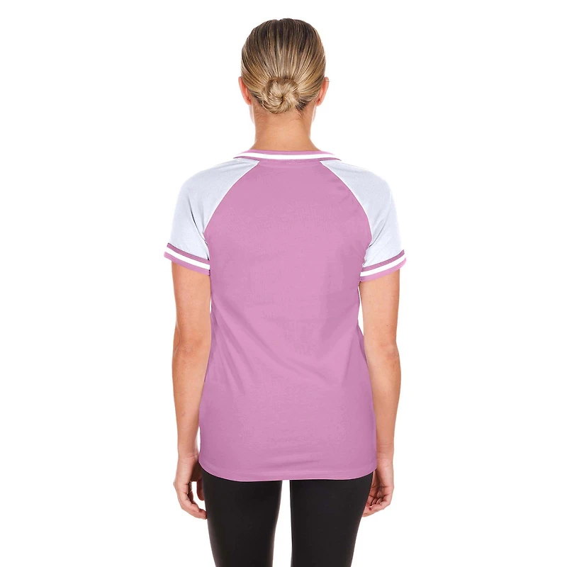 Women's New Era Pink Dallas Cowboys Mommy & Me V-Neck T-Shirt