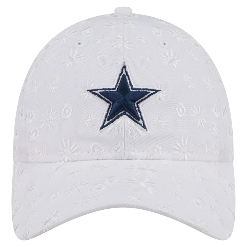 Women's New Era  White Dallas Cowboys Floral 9TWENTY Adjustable Hat