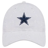Women's New Era  White Dallas Cowboys Floral 9TWENTY Adjustable Hat