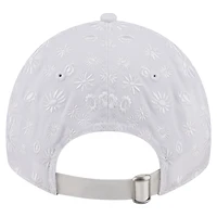 Casquette ajustable 9TWENTY à imprimé floral Dallas Cowboys blanche New Era pour femme