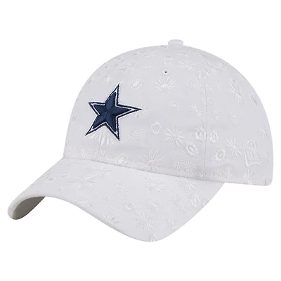 Women's New Era  White Dallas Cowboys Floral 9TWENTY Adjustable Hat