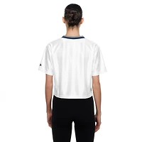 Women's New Era White Dallas Cowboys Sport Classics Boxy Cropped Fashion Jersey