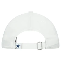 Women's New Era White Dallas Cowboys Team Fan 9TWENTY Adjustable Hat