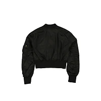 Women's New Era x Alpha Industries Black Dallas Cowboys Full-Zip Crop Jacket