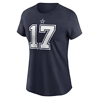 Women's Nike Brandon Aubrey Navy Dallas Cowboys Player Name & Number T-Shirt