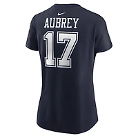 Women's Nike Brandon Aubrey Navy Dallas Cowboys Player Name & Number T-Shirt