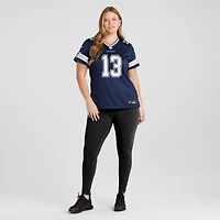 Maillot de match Nike Caleb Downs bleu marine des Dallas Cowboys pour femmes