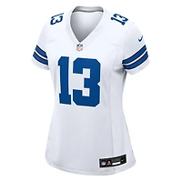Maillot de match Nike Caleb Downs blanc pour femme, Dallas Cowboys