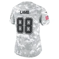 Women's Nike CeeDee Lamb Arctic Camo Dallas Cowboys 2024 Salute to Service Limited Jersey