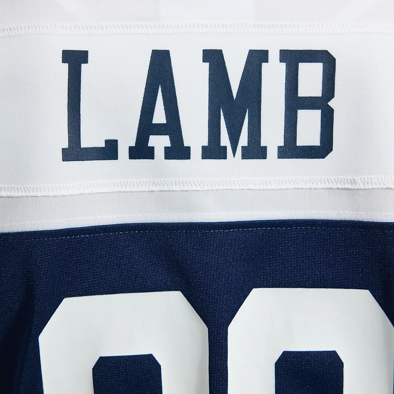 Maillot Nike CeeDee Lamb Navy pour femme des Dallas Cowboys - de l'équipe jeu alternatif