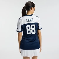 Maillot Nike CeeDee Lamb Navy pour femme des Dallas Cowboys - de l'équipe jeu alternatif