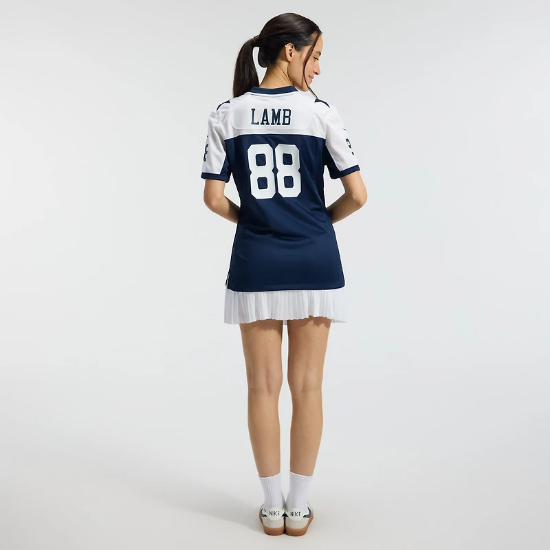 Women's Nike CeeDee Lamb Navy Dallas Cowboys Alternate Game Team Jersey
